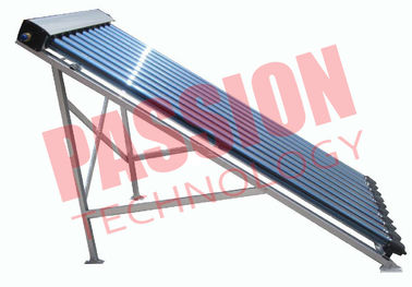 الزجاج الصوف الأنابيب الحرارة الشمسية جامع 24MM النحاس المكثف سقف مسطح