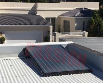 استخدام المنزل لوحة مسطحة تجميع الطاقة الشمسية ، لوحة مسطحة سخان المياه بالطاقة الشمسية CE / ISO
