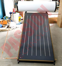 200L 150L المنزلية لوحة مسطحة سخان المياه بالطاقة الشمسية ، الأزرق التيتانيوم الشمسية جامع
