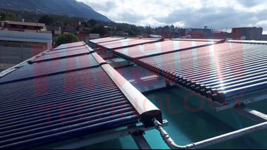 1000L-10000L Pool Hotel حلول التسخين بالطاقة الشمسية مجمع أنابيب الطاقة الشمسية المضغوطة