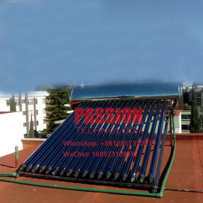 304 الفولاذ المقاوم للصدأ Presssure سخان المياه بالطاقة الشمسية 250 ارتفاع ضغط تسخين المياه بالطاقة الشمسية