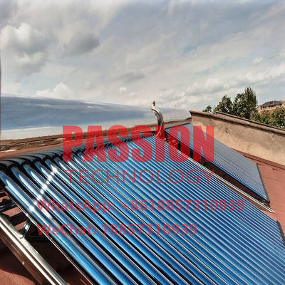 المتكاملة بريسسور سخان مياه بالطاقة الشمسية على السطح نظام تسخين بالطاقة الشمسية من الفولاذ المقاوم للصدأ