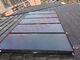 جامع الشمسية المسطحة لوحة الكروم الأسود جامع الشمس سخان المياه بالطاقة الشمسية