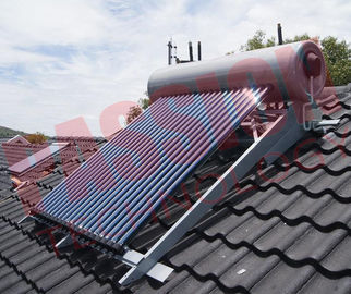المتكاملة للطاقة الشمسية سقف مضغوط سخان المياه الفولاذ المقاوم للصدأ الخارجي للدبابات