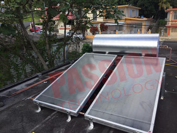 لا تسرب لوحة مسطحة سخان المياه بالطاقة الشمسية خفف من المنسوجة منخفضة من الحديد مادة الزجاج المنسوجة