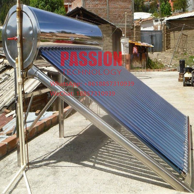 300L 304 الفولاذ المقاوم للصدأ Presssure سخان المياه بالطاقة الشمسية 200L أنابيب الحرارة جامع الطاقة الشمسية